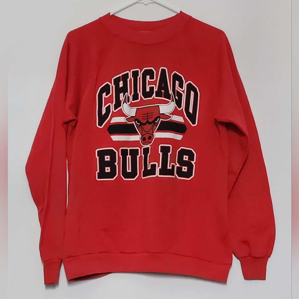 Vintage 90s Chicago Bulls Crewneck Men's Size Large Made In USA